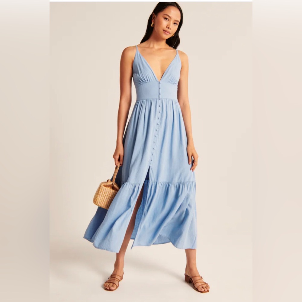 Abercrombie Linen-Blend Dress